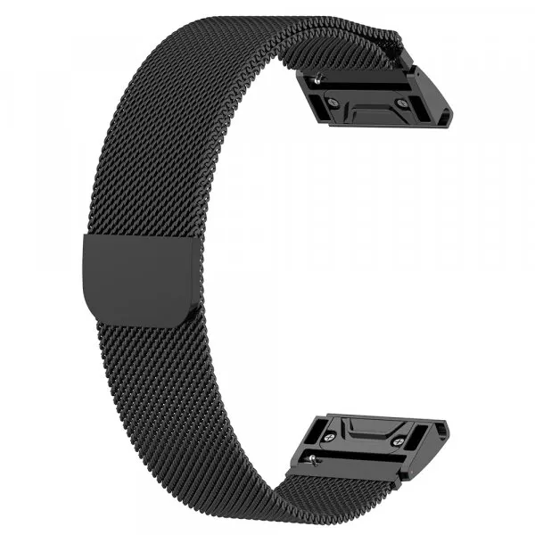 techsuit Curea Techsuit W009 pentru Garmin Watch Fenix Series, 26mm, Neagra