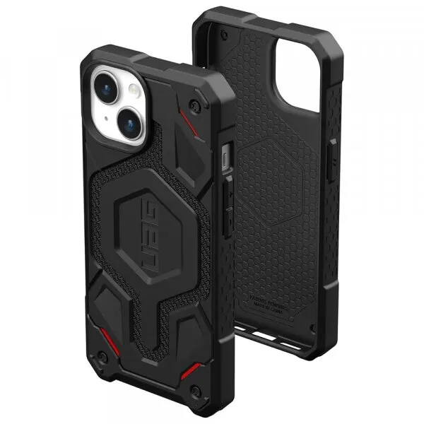 Urban Armor Gear Husa MagSafe pentru Apple iPhone 15 Plus, Urban Armor Gear, Monarch Pro Kevlar, Neagra