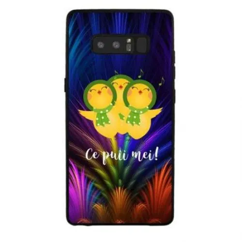 Samsung, Husa Samsung Note 8 Multicolor Mesaj Pui