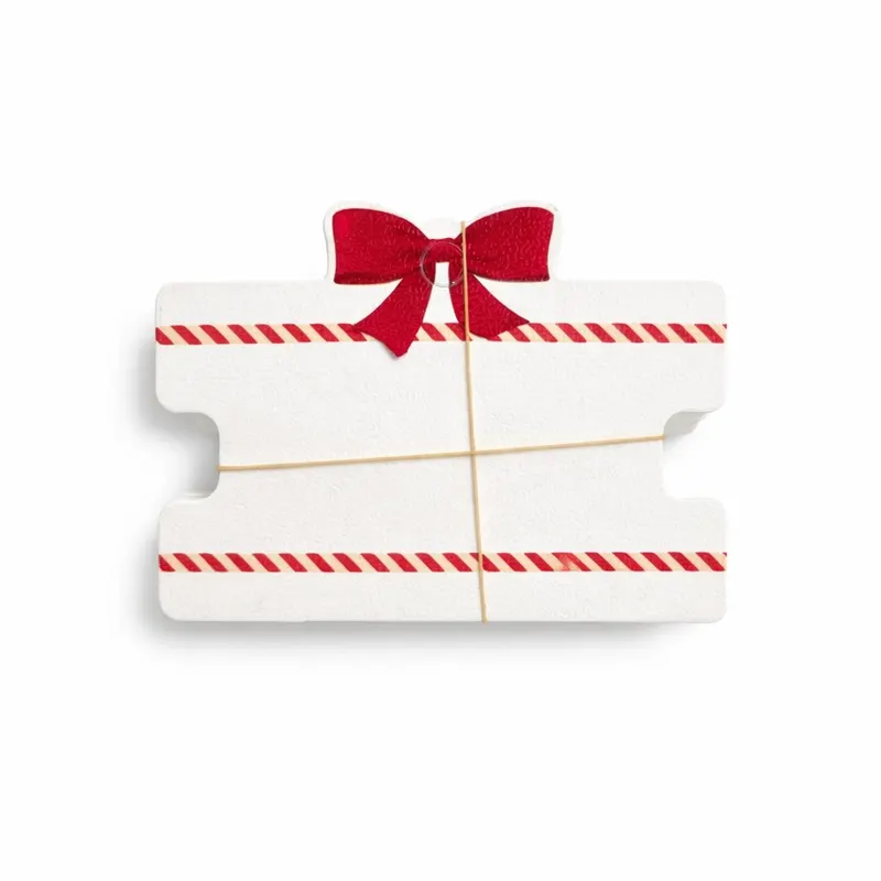 Ambalaje de Carton pentru Martisoare, Flippy, Set 100 Bucati, Cartonase pentru Martisor, Model Funda, 10 x 5 cm, Alb