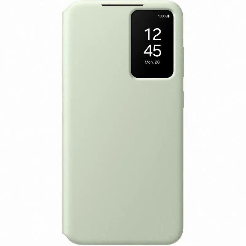 Samsung Husa pentru telefon mobil Samsung Galaxy S24 Plus (S926), Husa Flip Smart View Wallet Case, Verde deschis