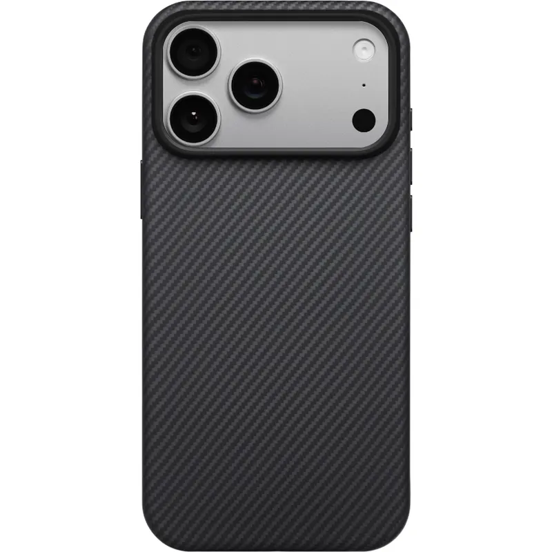 Pitaka Carcasa Pitaka Aramid UltraGuard compatibila cu iPhone 17 Pro, Negru/Gri
