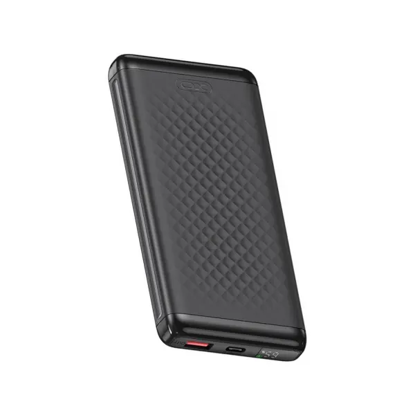 XO Design Baterie Externa XO Design PB308, 10000mAh, 22.5W, QC + PD, 1 x USB-A - 1 x USB-C, Neagra