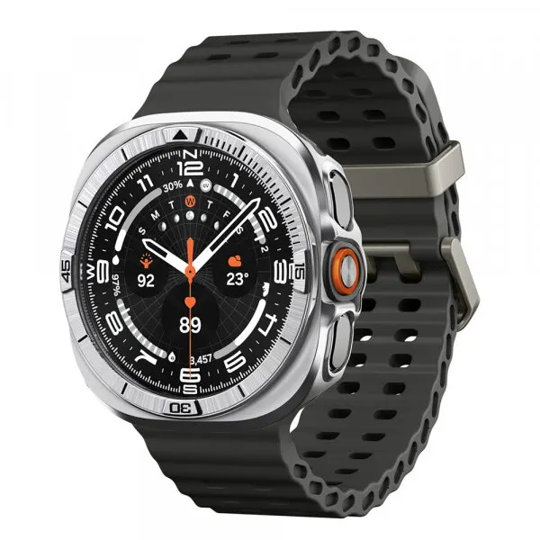 Spigen Rama Protectie Spigen Tune Pro Pilot pentru Samsung Galaxy Watch Ultra2, Argintie ACS11618