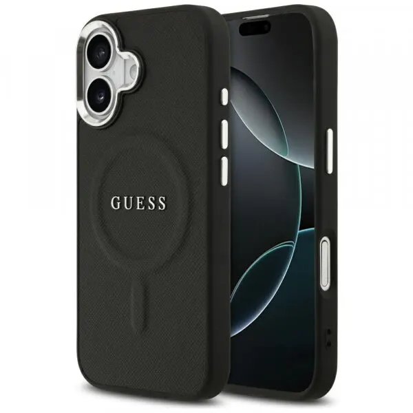 Guess Husa MagSafe pentru Apple iPhone 17, Guess, Classic Logo, Neagra