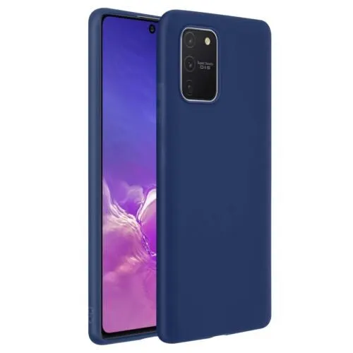 Flippy, Husa protectie Flippy compatibila cu Samsung S10 Lite Matte Tpu Albastru inchis