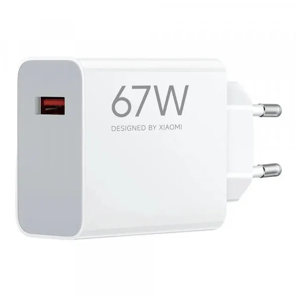 Xiaomi Incarcator Retea Xiaomi, 67W, 6.2A, 1 x USB-A, Alb BHR07SKEU