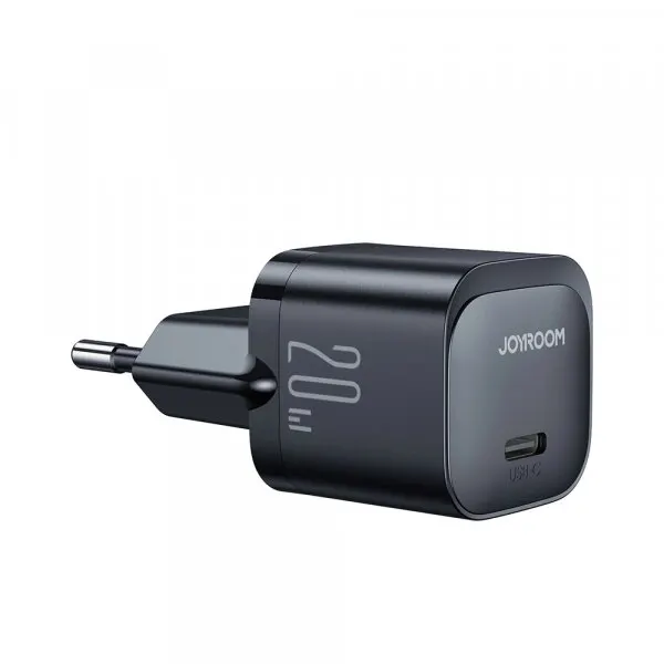JOYROOM Incarcator Retea Joyroom JR-TCF02, 20W, 3A, 1 x USB-C, Negru