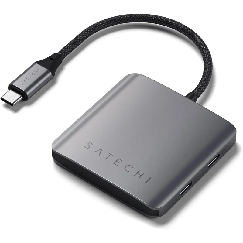 Satechi Satechi 4-Port USB-C Hub with PD - Space Gray