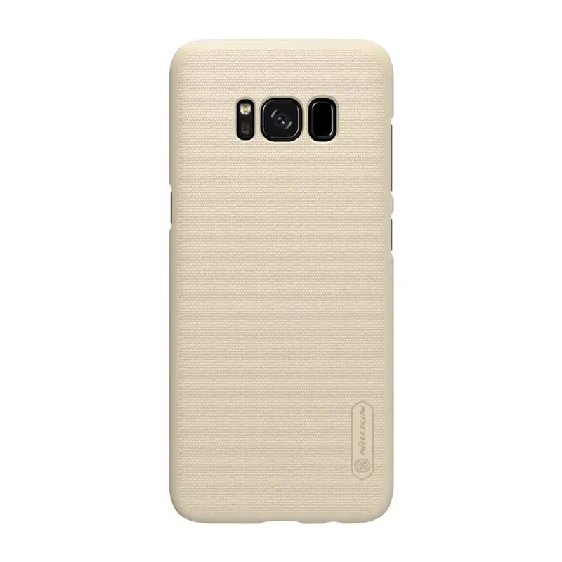 Samsung, Husa Samsung Galaxy S8 Nillkin Frosted Shield Auriu + Folie de protectie