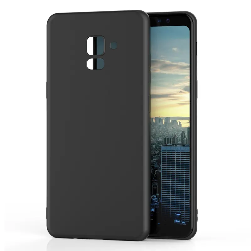 Samsung, Husa Samsung Galaxy A8 2018 Luxury Case Negru