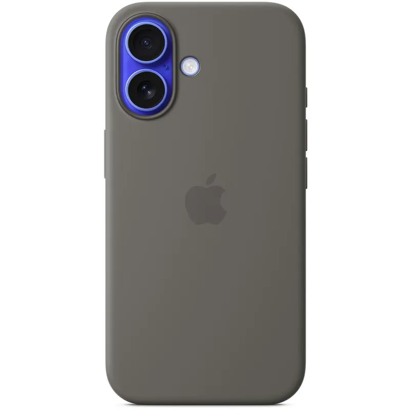 Apple Apple iPhone 16 Silicone Case with MagSafe - Stone Gray