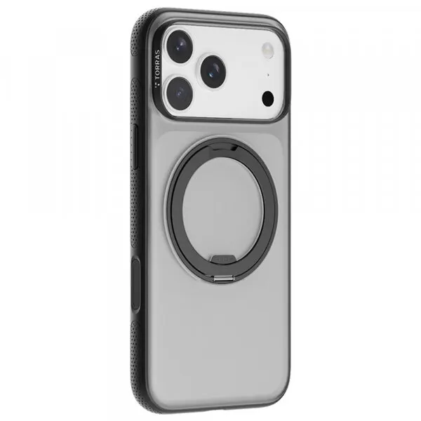 Torras Husa MagSafe pentru Apple iPhone 17 Pro, Torras, Ostand R Fitness, Neagra