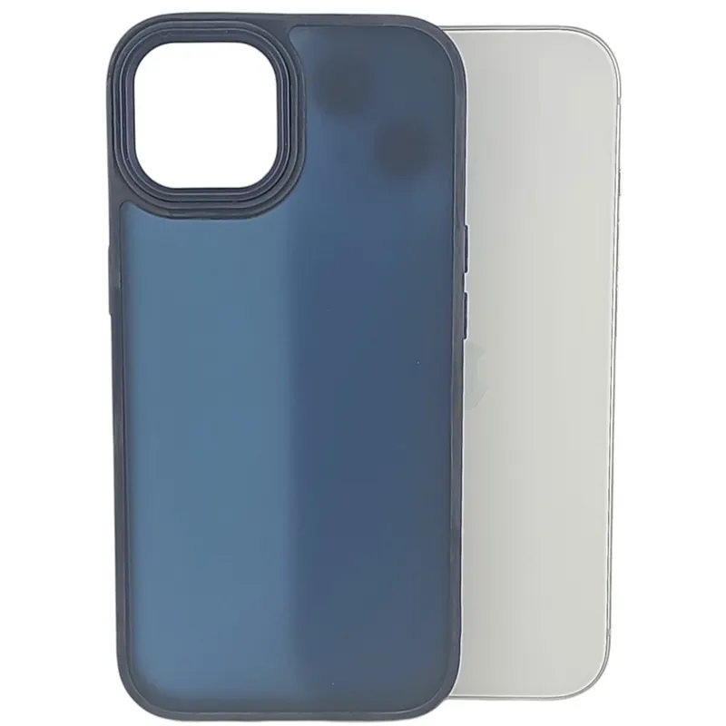 Husa de Protectie, Flippy, pentru iPhone 15, Satin Matte, din PC, Albastru