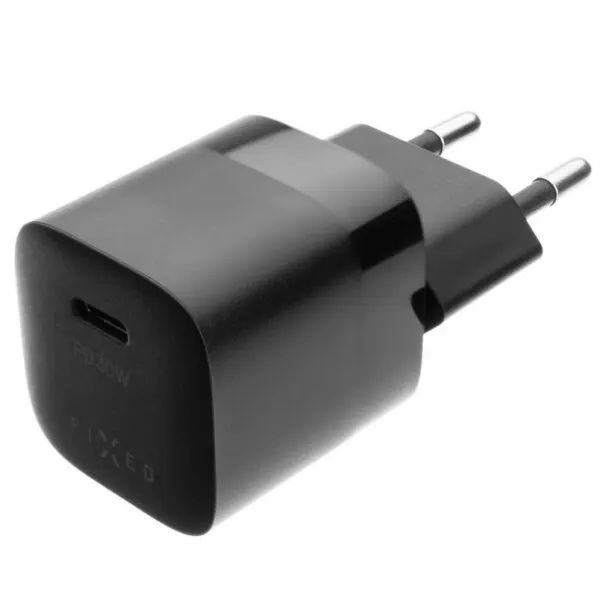 Fixed Incarcator Retea Fixed Mini, 30W, 3A, 1 x USB-C, Negru