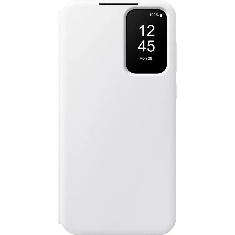 Samsung Husa pentru telefon mobil Samsung Galaxy A55 5G, Flip Smart View Wallet Case, Alb