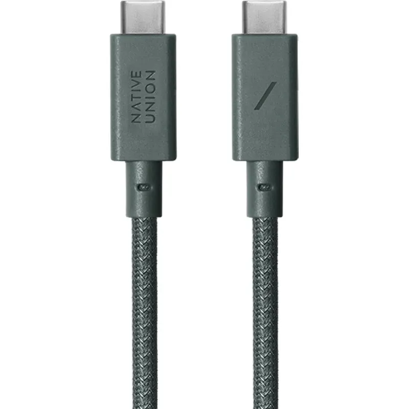 NATIVE UNION Native Union Anchor USB-C to USB-C Cable 3m - Slate Green