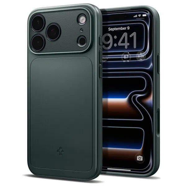 Spigen Husa MagSafe pentru Apple iPhone 18 Pro Max / 17 Pro Max, Spigen, Thin Fit, Verde ACS12106