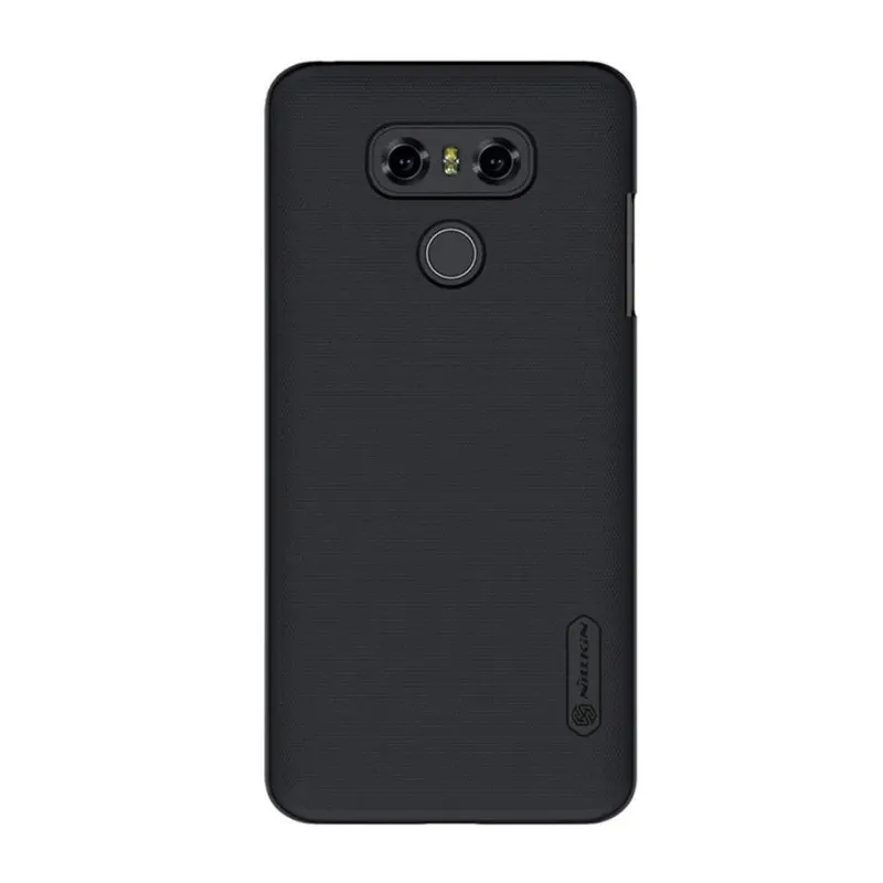 Husa LG G4 Stylus Nillkin Frosted Shield Negru + Folie de protectie