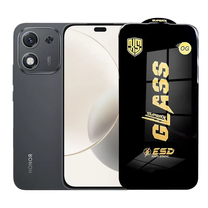 Flippy, Folie de Protectie pentru Honor X70i, Flippy, Sticla Securizata ESD, Margini Negre