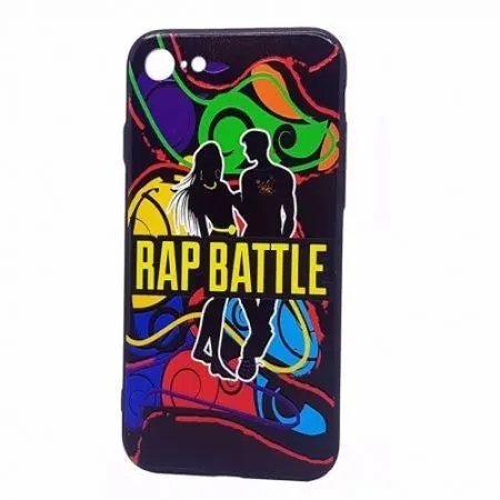 Apple, Husa Apple iPhone 6 / 6S Multicolor Mesaj Battle
