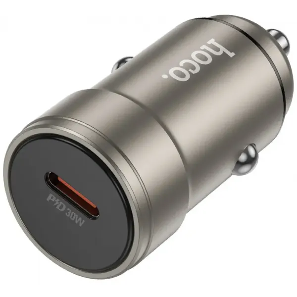 HOCO Incarcator Auto HOCO Z57, 30W, 3A, 1 x USB-C, Gri