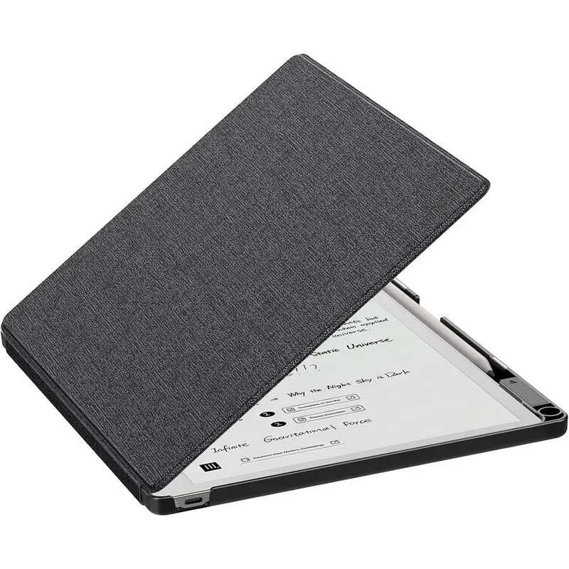 Moko Husa MoKo Book Folio pentru Remarkable Paper Pure 10.3, Suport pentru Marker, Magnetic, Negru-Textil