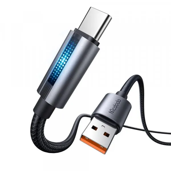 Mcdodo Cablu Date si Incarcare USB-A - USB-C McDodo CA-5180, 100W, 1.2m, Negru