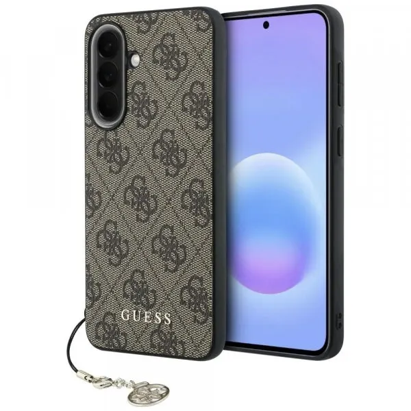 Guess Husa pentru Samsung Galaxy A57 5G, Guess, 4G Classic Logo Charm, Maro
