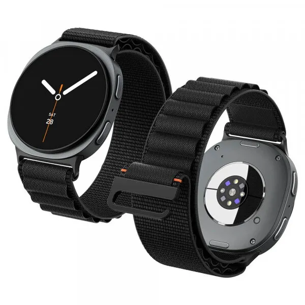 Spigen Curea Spigen WBF1 pentru Samsung Galaxy Watch9 / Watch8 / Watch8 Classic Series, Neagra AMP11607