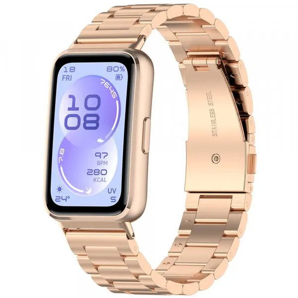 techsuit Curea Techsuit W010 pentru Huawei Band 11 / 11 Pro, Roz