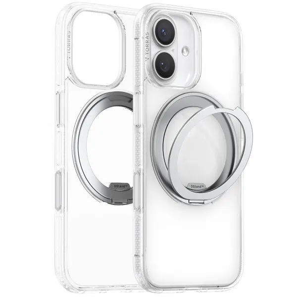 Torras Husa MagSafe pentru Apple iPhone 17, Torras, Ostand R Fitness, Transparenta