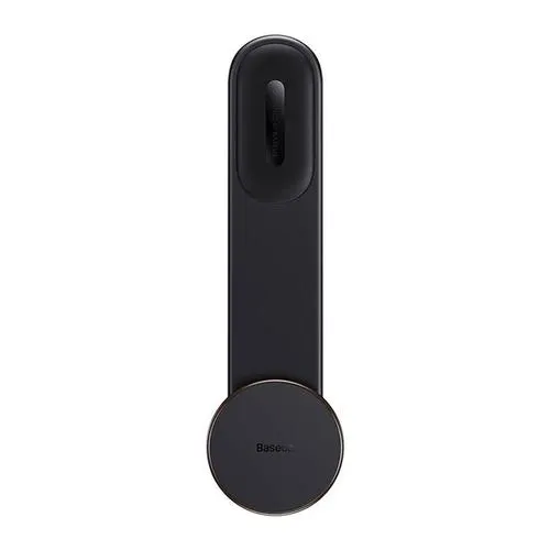 Suport auto magnetic pentru telefon, Baseus, TPR, Autoadeziv, Rotatie 360°, 212 x 60 x 15 mm, Negru