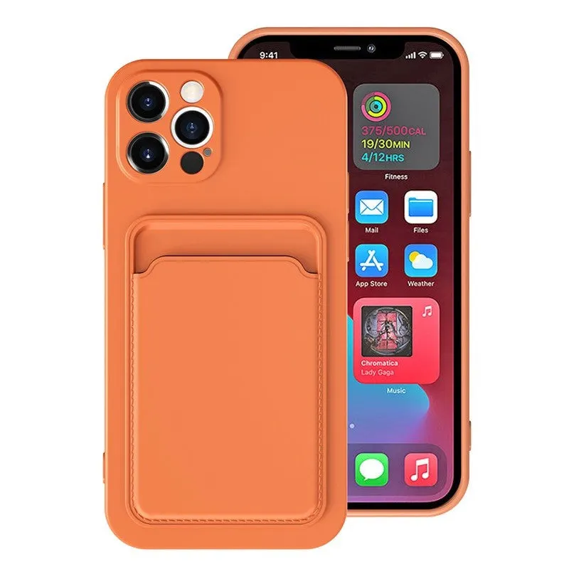 Flippy, Husa protectie Flippy cu suport card compatibila cu Samsung Galaxy A32 4G Portocaliu
