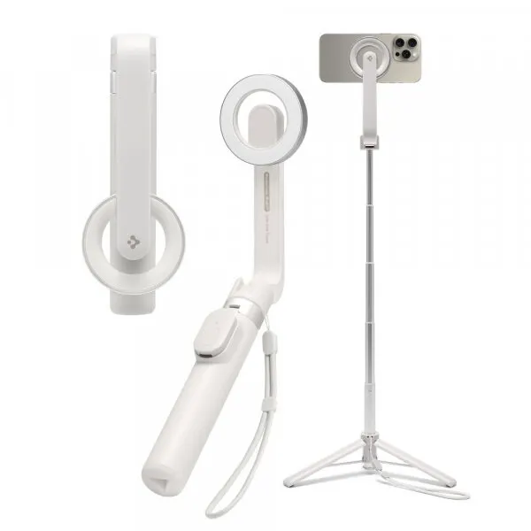 Spigen Selfie Stick Bluetooth Spigen S571W, Universal, Bej