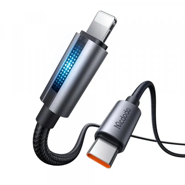 Mcdodo Cablu Date si Incarcare USB-C - Lightning McDodo CA-5710, 36W, 1.2m, Negru