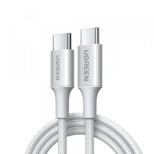 Ugreen Cablu Date si Incarcare USB-C - USB-C UGREEN L501, 60W, 1m, Gri