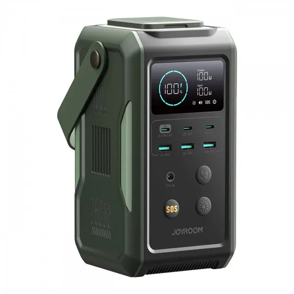 JOYROOM Baterie Externa Joyroom JR-PBF10, 75000mAh, 100W, QC + PD, 3 x USB-A - 3 x USB-C, Verde