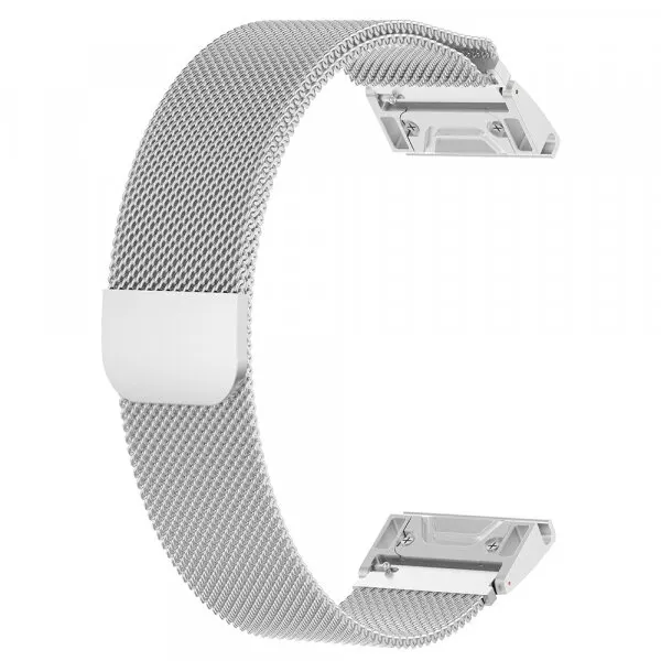 techsuit Curea Techsuit W009 pentru Garmin Watch Fenix / Forerunner Series, 22mm, Argintie