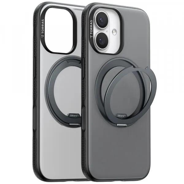 Torras Husa MagSafe pentru Apple iPhone 17, Torras, Ostand R Fitness, Neagra