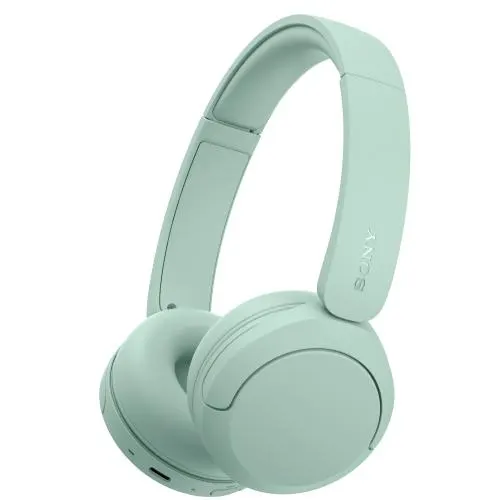 Casti On Ear Sony WH-CH530G, Wireless, Bluetooth, Multipoint connection, Microfon, Egalizator pe 10 benzi, Quick Charge, Autonomie 55 ore (Verde)