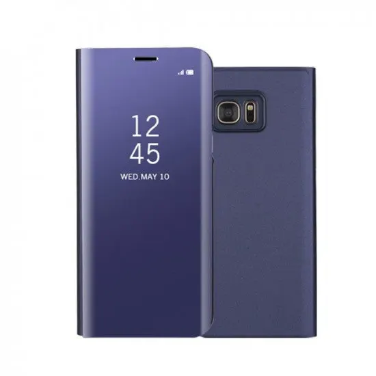 Samsung, Husa Samsung Galaxy J7 2017 Flip Cover Oglinda Violet