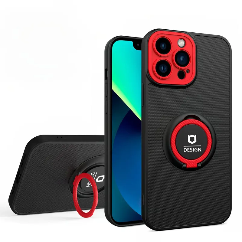 Husa de protectie Eagle eye pentru Apple iPhone 12 Pro, Rezistenta la socuri, Protectie camera, Cu inel de prindere