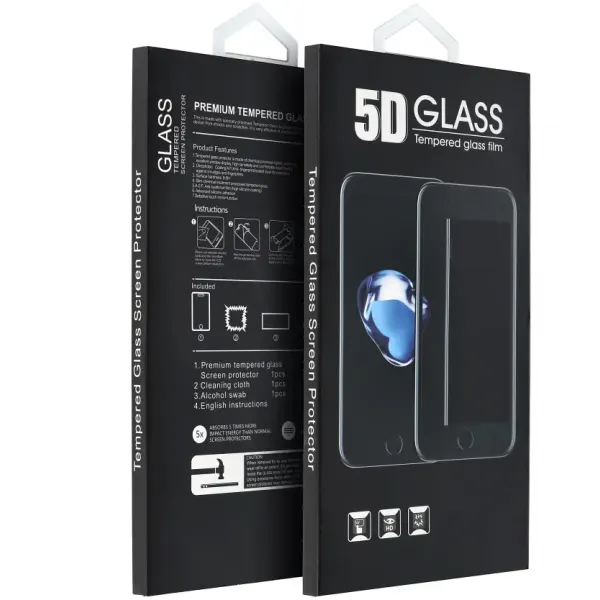 OEM Folie de protectie Ecran OEM pentru Samsung Galaxy A57 5G, Sticla Securizata, Full Glue, 5D, Neagra