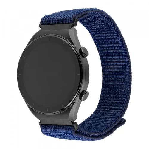 Curea Fixed Nylon Sporty pentru Samsung Galaxy Watch / Huawei Watch Series, 20mm, Albastru