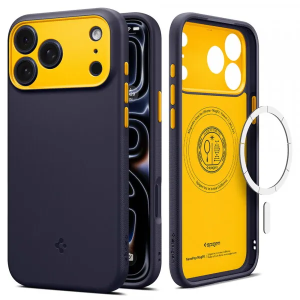 Spigen Husa MagSafe pentru Apple iPhone 18 Pro Max / 17 Pro Max, Spigen, Caseology Nano Pop, Mov ACS12140