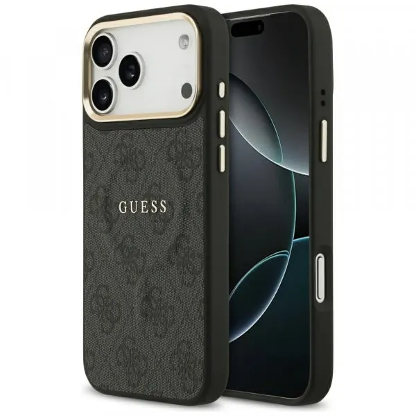 Guess Husa MagSafe pentru Apple iPhone 17 Pro Max, Guess, 4G Classic, Neagra