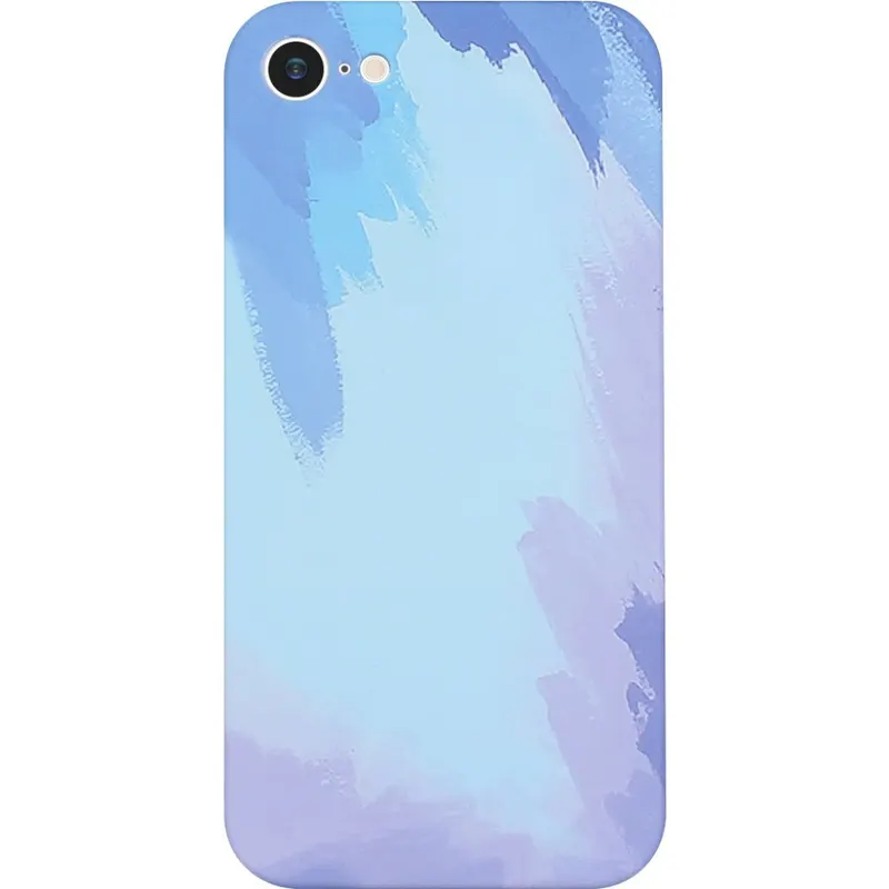 Flippy, Husa protectie Flippy compatibila cu Apple iPhone 12 Tpu Ombre, Albastru / Mov