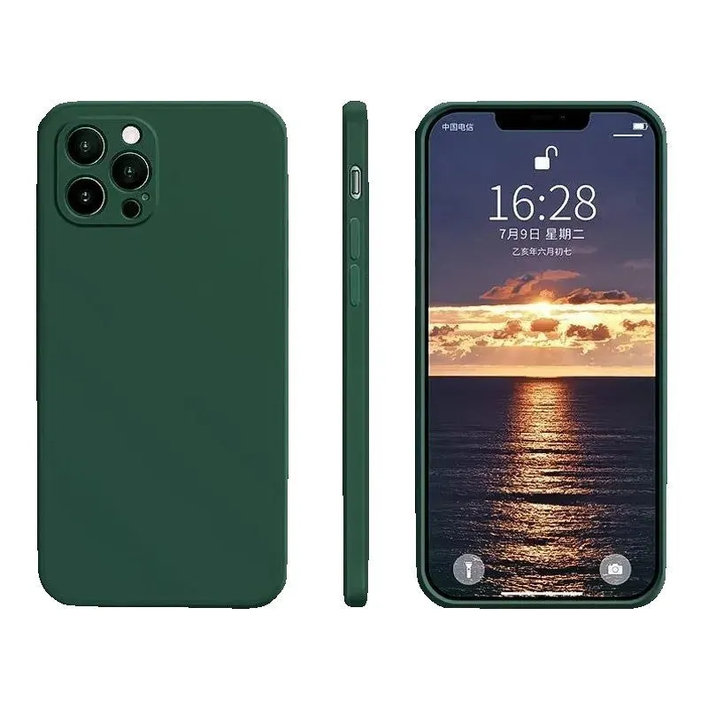 Flippy, Husa protectie, Flippy, compatibila cu Huawei P40 lite Liquid Silicone Verde