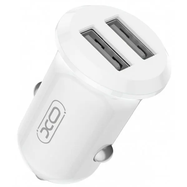 XO Design Incarcator Auto XO Design CC67, 12W, 2.4A, 2 x USB-A, Alb